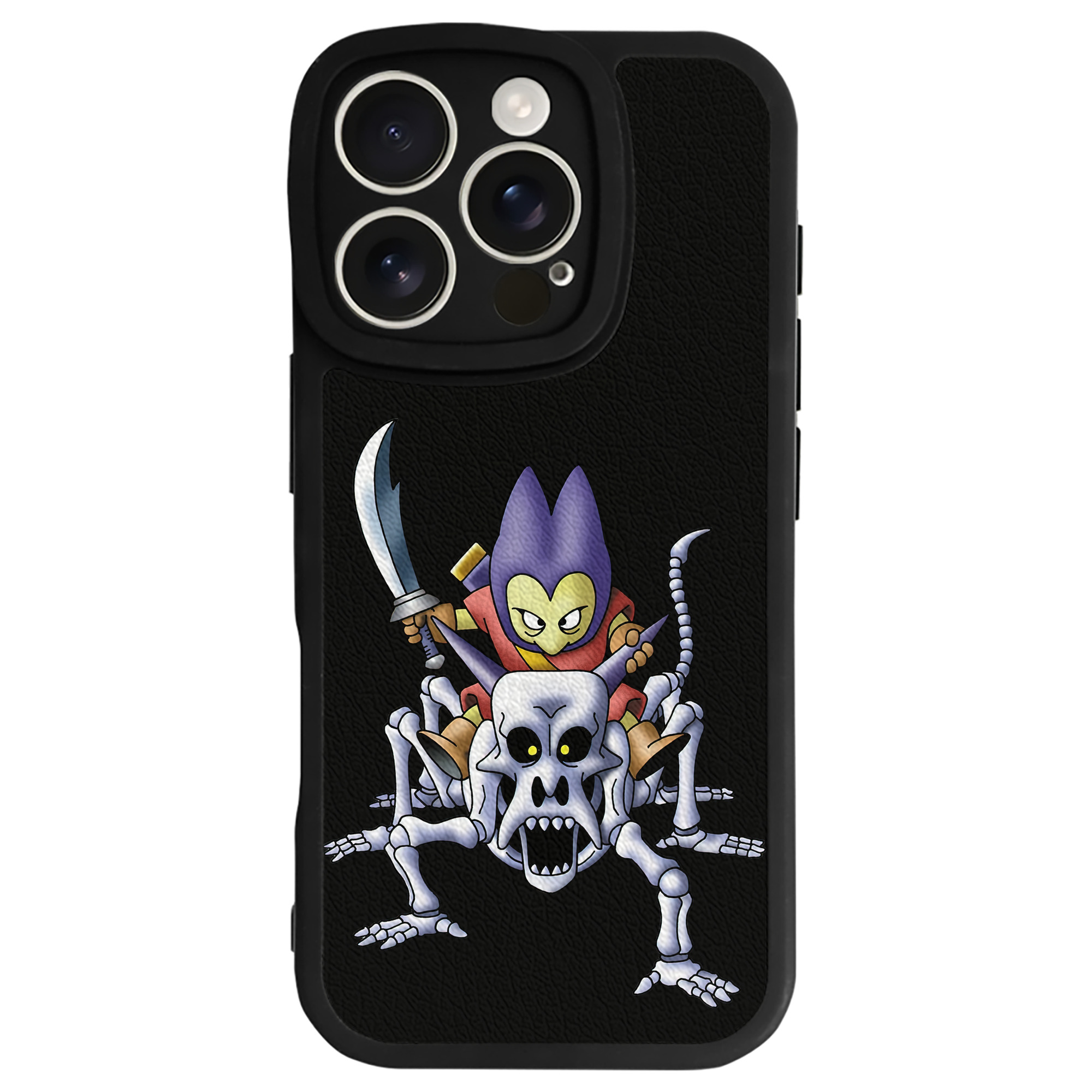 （画像用） ドラゴンクエスト Doragon Kuesuto Dragon Quest 【iPhone 16シリーズ対応】シリコンスマホケース（レザー調） 材質：シリコン